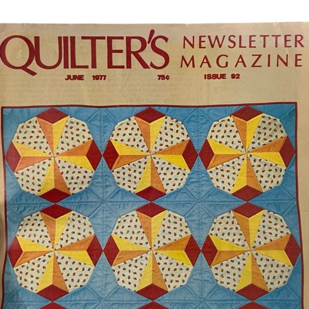Quilter's Newsletter Magazine Lot of 5 Issues 1977 VINTAGE Fun Patterns! - Picture 5 of 12